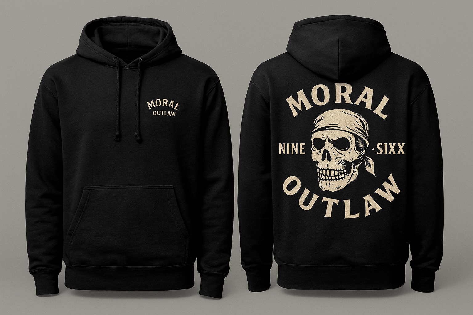 Moral outlaw hoodie (nine-sixx) version