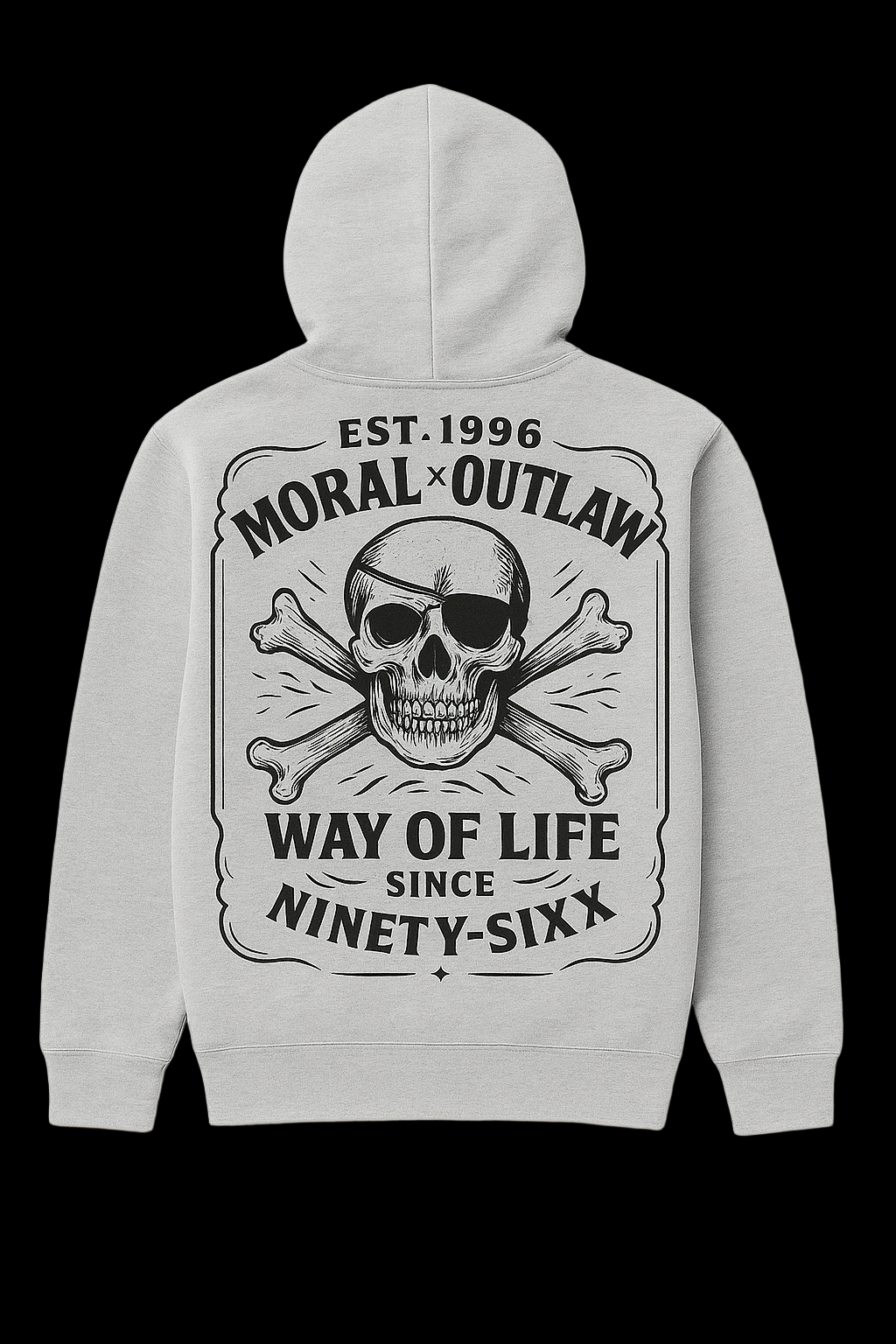 Moral Outlaw “Way of Life” Hoodie (grey)