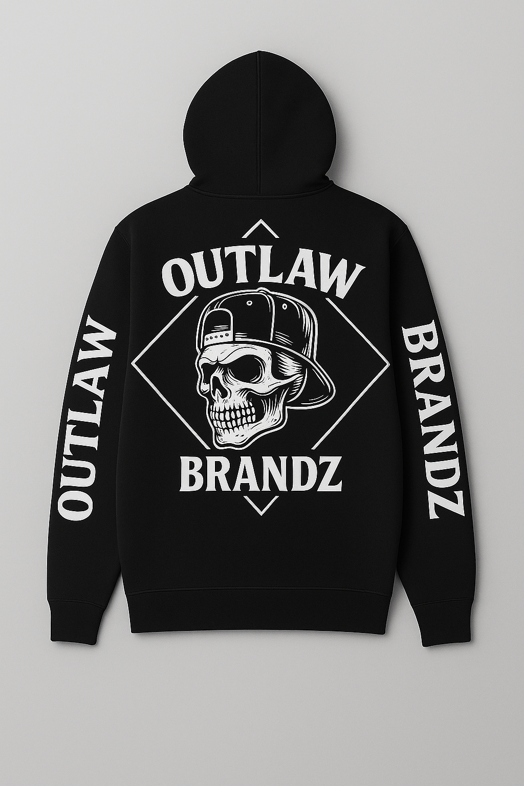Outlaw Brandz “diamond” style with sleeve print