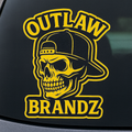 Outlaw Brandz Decal “yellow”