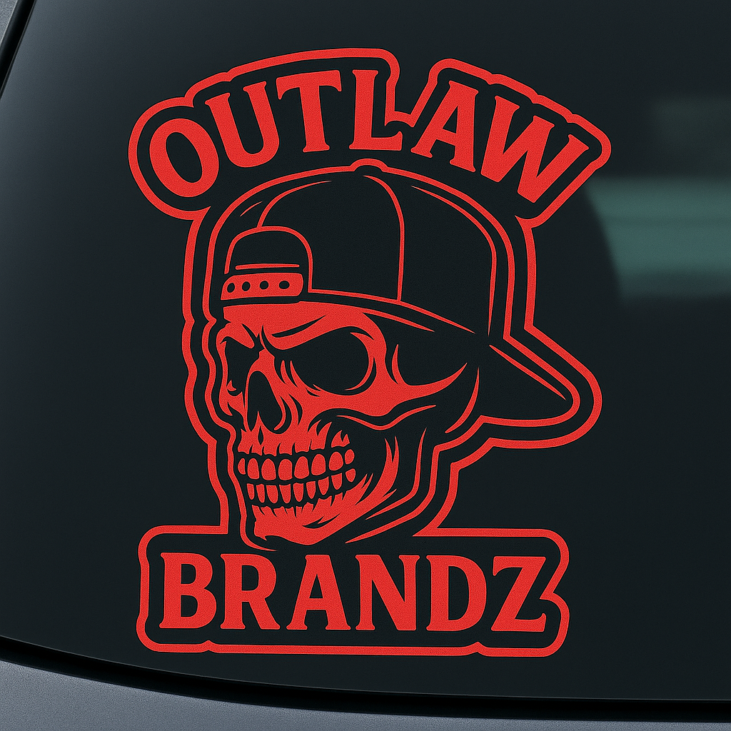 Outlaw brand decal “Red”